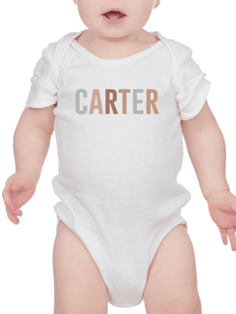 Colorful Custom Name Bodysuit -Custom Designs - The Little Big Store