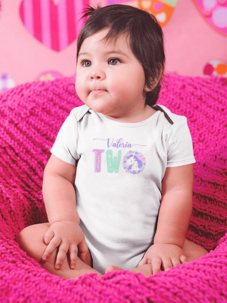 Custom Name And Number Bodysuit -Custom Designs - The Little Big Store