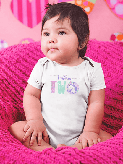 Custom Name And Number Bodysuit -Custom Designs - The Little Big Store