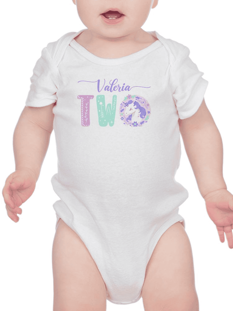 Custom Name And Number Bodysuit -Custom Designs - The Little Big Store