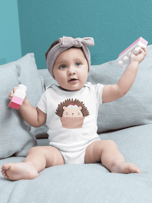 Hedgehog Cupcake Bodysuit -SPIdeals Designs - The Little Big Store