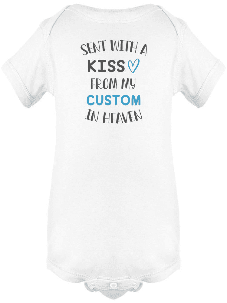 Sent With A Kiss From... Bodysuit -Custom Designs - The Little Big Store