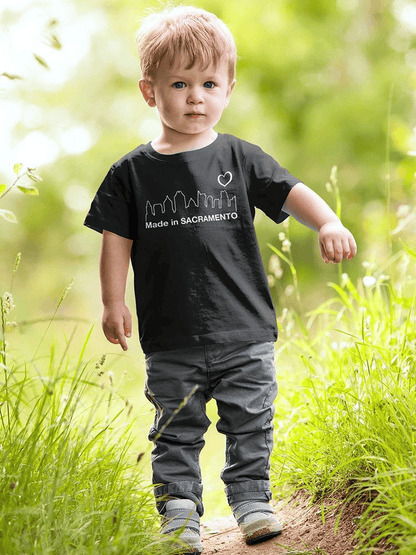 Made In Sacramento Landscape T-shirt -SmartPrintsInk Designs
