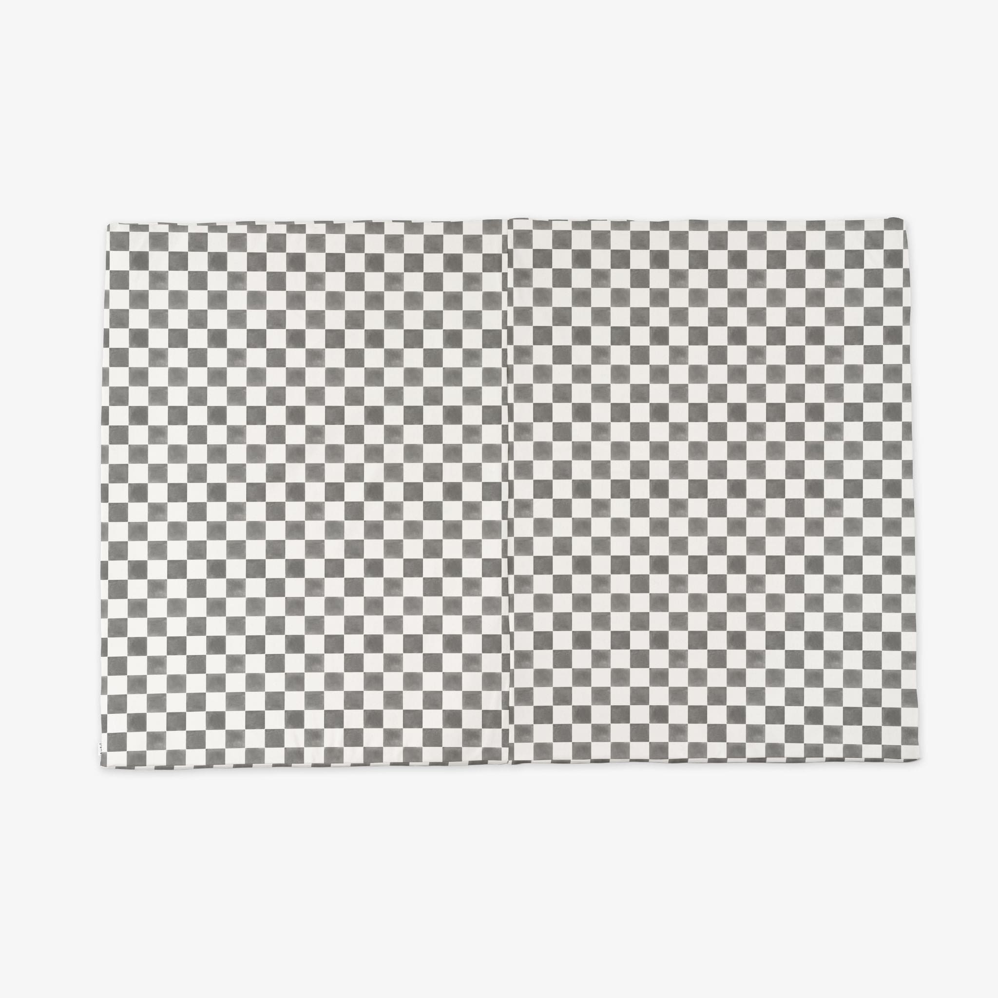 Checker Pepper Vegan Leather Mat - The Little Big Store