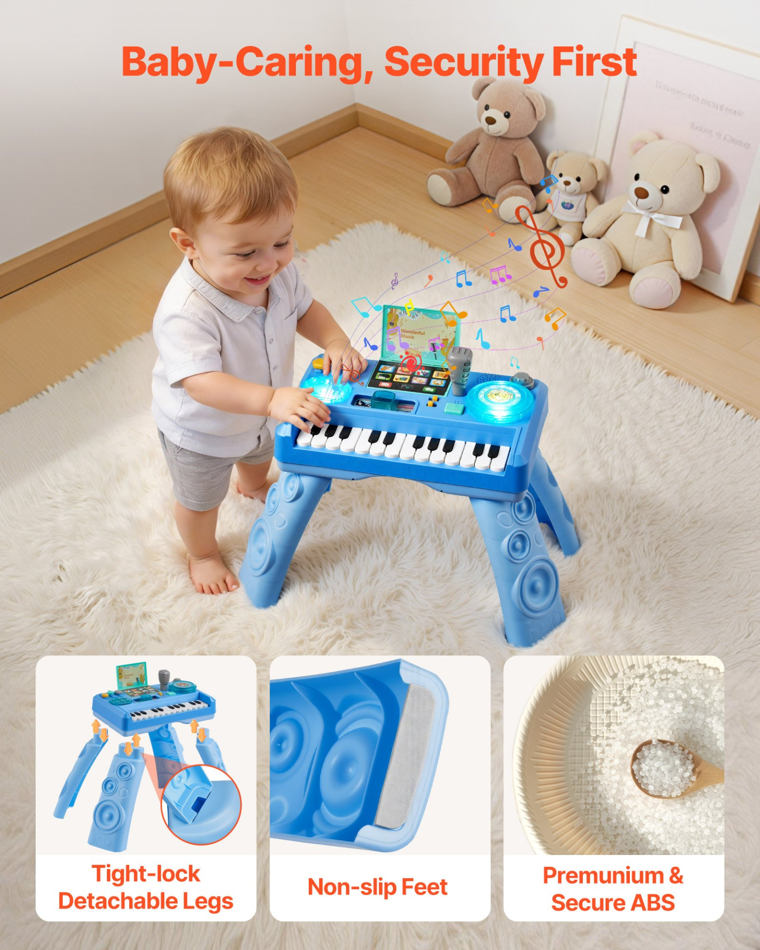 Baby DJ Musical Activity Table – Educational Sound & Light Playset for Toddlers