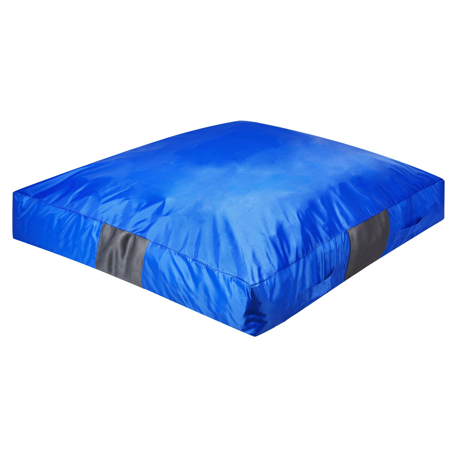 Kids Sensory Crash Pad, 5 x 5 ft Soft Foam Landing Mat with Washable Cover – Blue