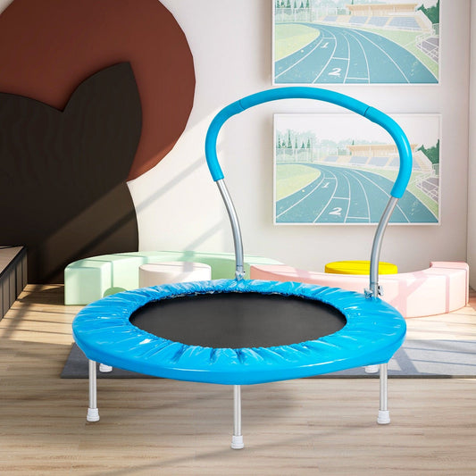 BounceBlast 36" Mini Trampoline with Handle - The Little Big Store