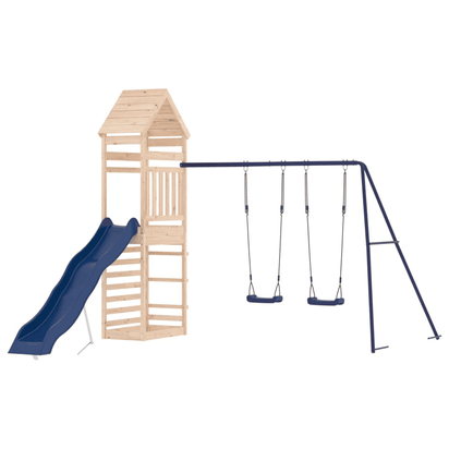 vidaXL Outdoor Playset Solid Wood Pine - The Little Big Store