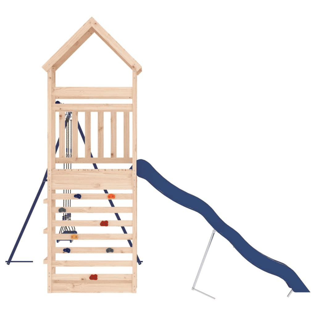 vidaXL Outdoor Playset Solid Wood Pine - The Little Big Store