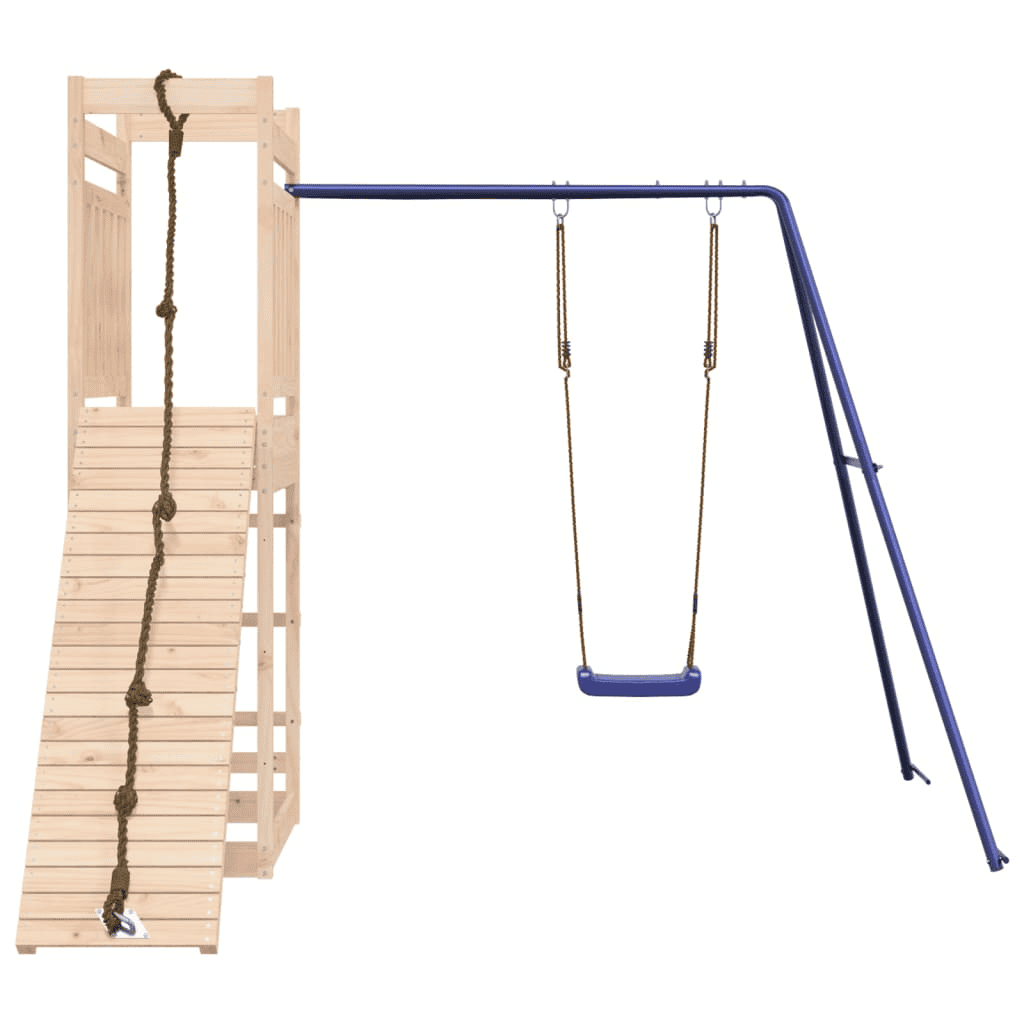 vidaXL Outdoor Playset Solid Wood Pine - The Little Big Store
