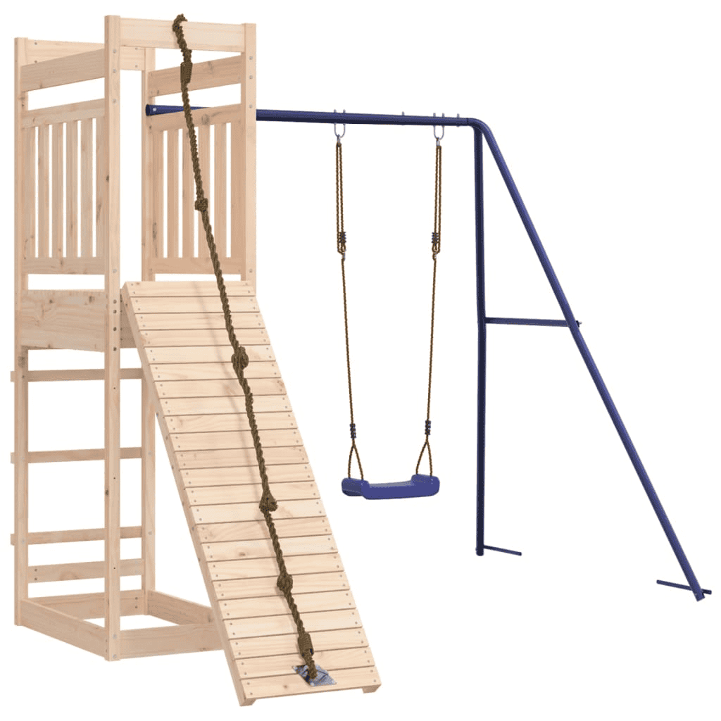 vidaXL Outdoor Playset Solid Wood Pine - The Little Big Store