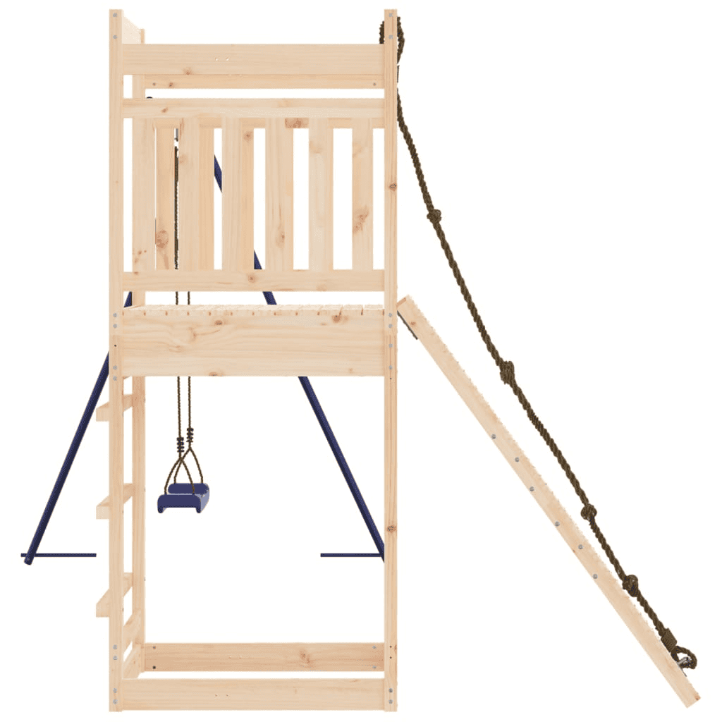 vidaXL Outdoor Playset Solid Wood Pine - The Little Big Store
