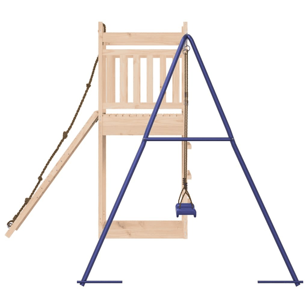 vidaXL Outdoor Playset Solid Wood Pine - The Little Big Store