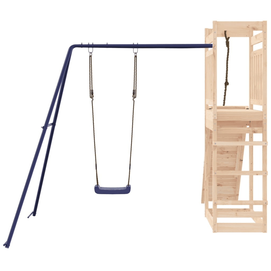 vidaXL Outdoor Playset Solid Wood Pine - The Little Big Store