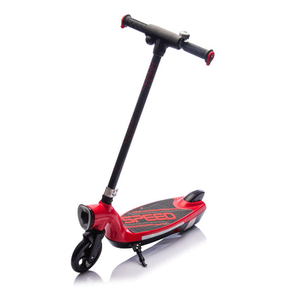 Kids Ride On Electric Scooter With Kickstand,Scooter Bell,Faster Speed And Longer Usage Time,Rear Brake,Wider Pedal,Non-Slip Handle,Colorful LED Lights,5.59-6.84 MPH For Kids 6+. - The Little Big Store