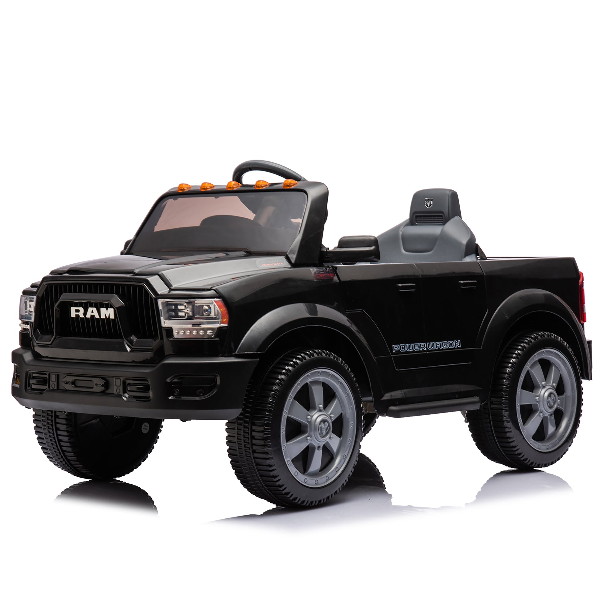 RAM PowerHauler™ 12V Licensed Ride-On Pickup Truck – Electric Kids Truck with Remote Control, Bluetooth & All-Terrain Tires