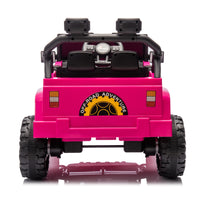 12V Kids Ride On Electric Car W/Parents Control,Dual drive, Four-wheel Suspension,With music,Bluetooth,MP3,USB,with headlights, steering wheel quick release,Slow start for Kids Aged 2-4. - The Little Big Store