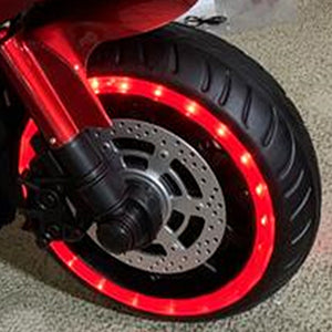 kids motorcycle 12V motorcycle for kids 3 4 5 6 years Boys Girls 12v7ah kids motorcycle ride on toy with Training Wheels/manual throttle/ drive by hand /Lighting wheels - The Little Big Store