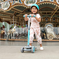 Gleam Kids Kick Scooter - Light Up Your Ride with LED Wheels, Adjustable Handlebar, and Enhanced Stability for Ages 3+