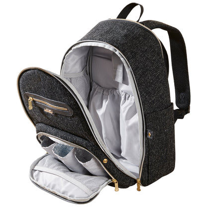 👜 TweedTote Convertible Diaper Backpack 🎒 – Chic 2-in-1 Baby Bag for Stylish Moms on the Go