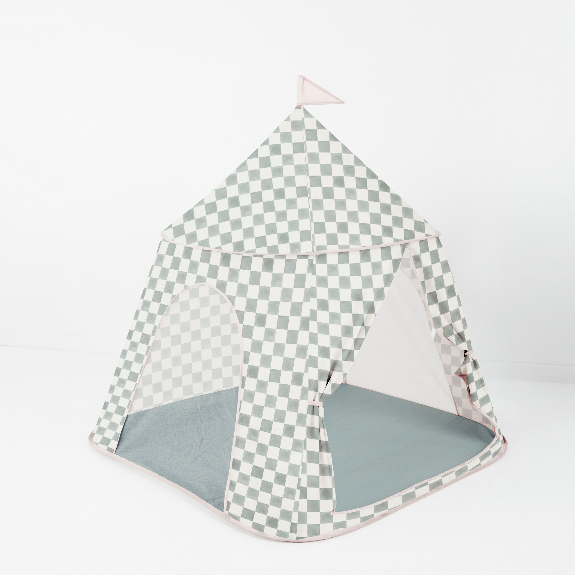 Checker Matcha Play Tent - The Little Big Store