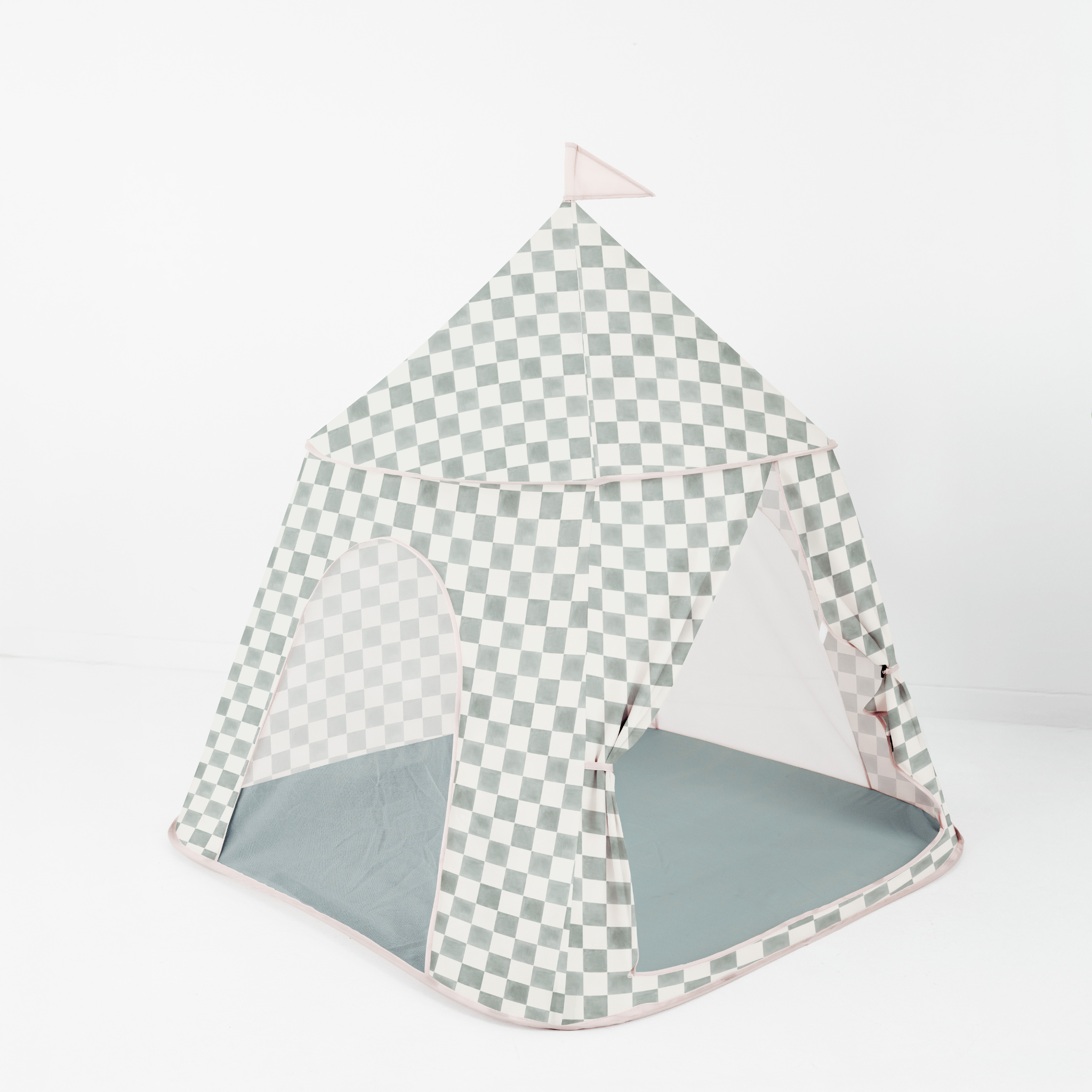 Checker Matcha Play Tent - The Little Big Store