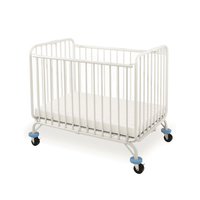 Holiday Mini/Portable Folding Metal Crib - The Little Big Store