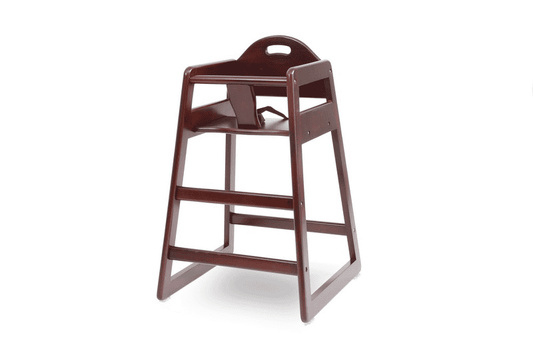 Solid Wood Stackable High Chair, Cherry - The Little Big Store
