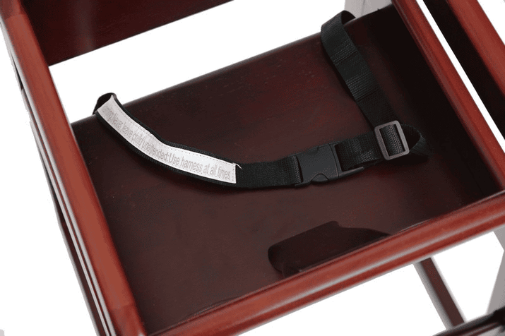 Solid Wood Stackable High Chair, Cherry - The Little Big Store