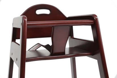Solid Wood Stackable High Chair, Cherry - The Little Big Store