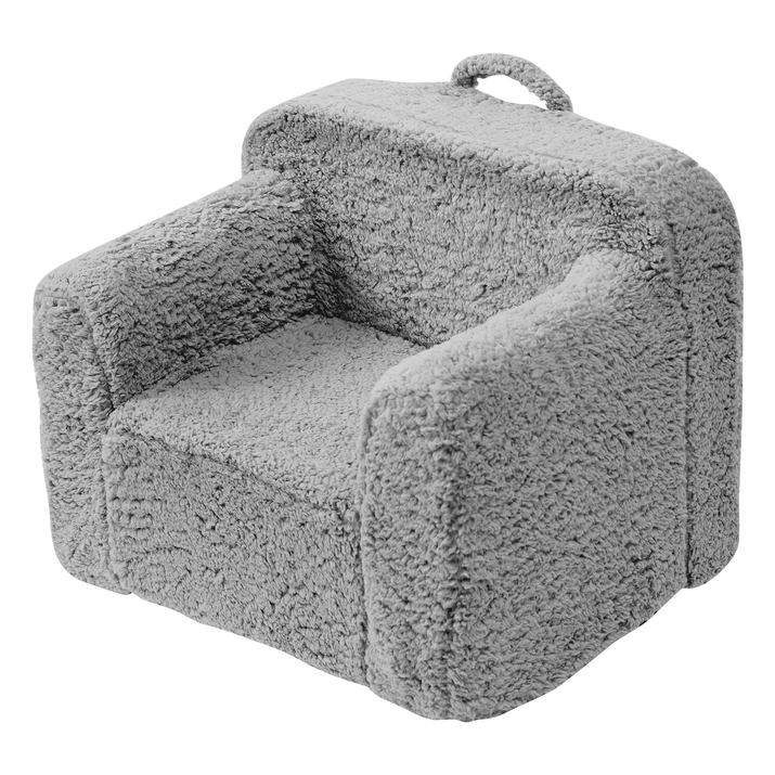 VEVOR Kids Armchair, Kids Sofa with High-density 25D Sponge, Snuggly-Soft Toddler Chair, Sherpa Fabric Reading Couch for Bedroom and Playroom - The Little Big Store