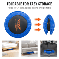 VEVOR 3FT Trampoline for Kids Indoor/Outdoor Foldable Baby Toddlers Trampoline - The Little Big Store