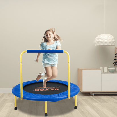 VEVOR 3FT Trampoline for Kids Indoor/Outdoor Foldable Baby Toddlers Trampoline - The Little Big Store