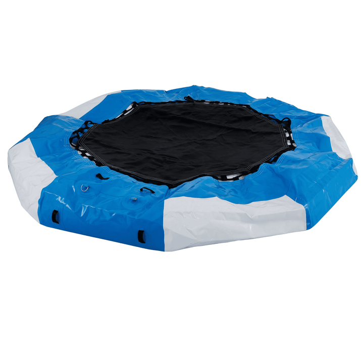 VEVOR 13ft Inflatable Water Bouncer, Water Trampoline Splash Padded Inflatable Bouncer Bounce Swim Platform for Water Sports - The Little Big Store