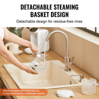 VEVOR Baby Food Maker, 430W Baby Food Processor with 750 ml Tritan Bowl, SUS304 Stainless Steel, 5 in 1 Baby Food Puree Blender Steamer Grinder for Food, Fruit, Vegetable, Meat - The Little Big Store