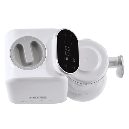 VEVOR Baby Food Maker, 430W Baby Food Processor with 750 ml Tritan Bowl, SUS304 Stainless Steel, 5 in 1 Baby Food Puree Blender Steamer Grinder for Food, Fruit, Vegetable, Meat - The Little Big Store