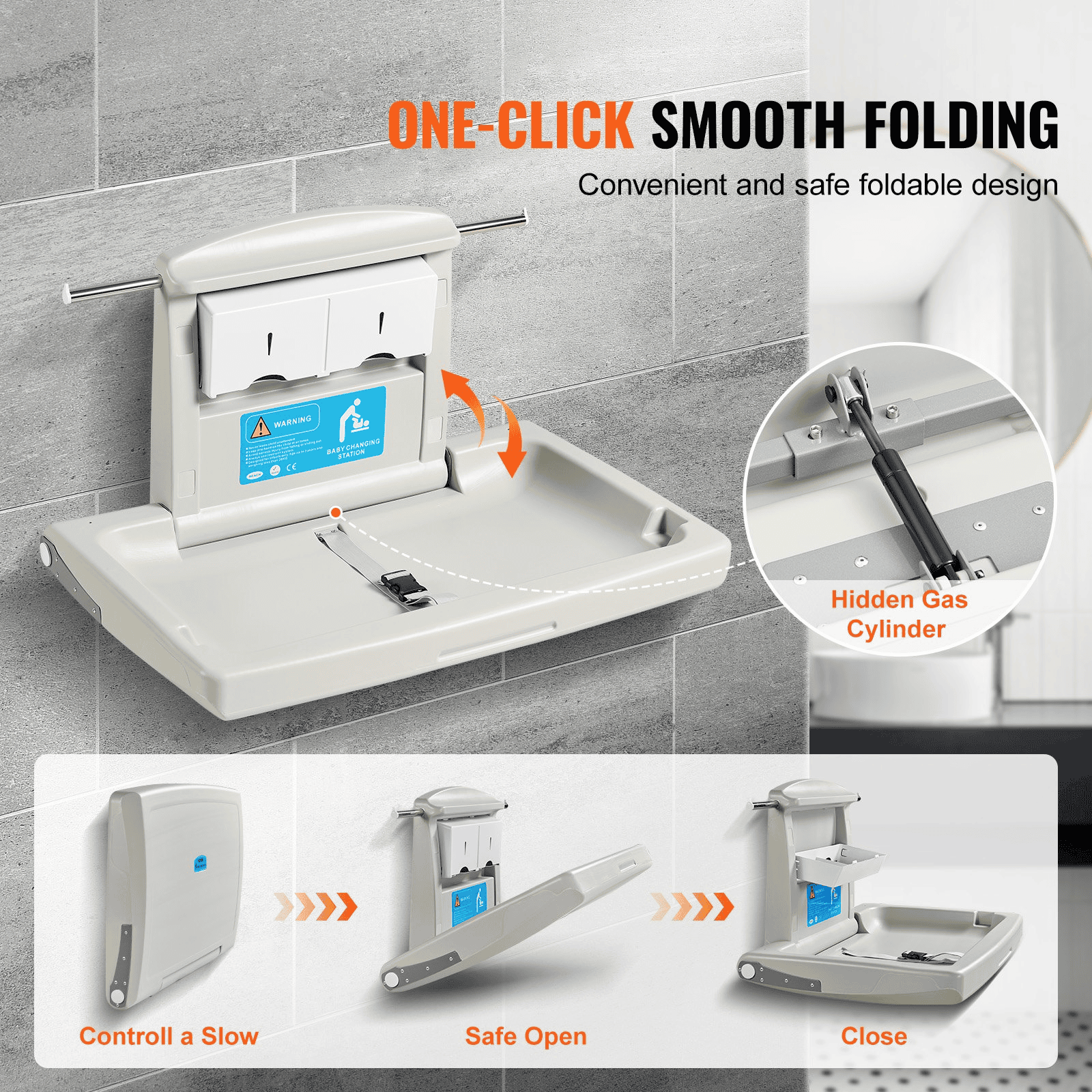 BabyGuard Wall-Mounted Changing Station™ - The Little Big Store