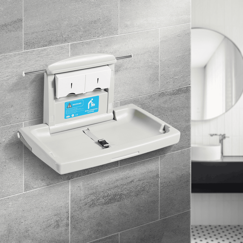 Wall-Mounted Baby Changing Station – Foldable Diaper Change Table