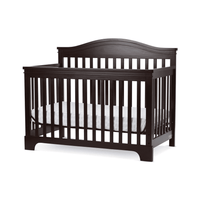 Solano Beach 4 in 1 Convertible Full Sized Wood Crib, Cherry - The Little Big Store