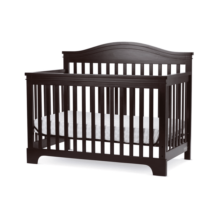 Solano Beach 4 in 1 Convertible Full Sized Wood Crib, Cherry - The Little Big Store