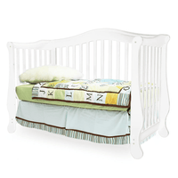 The Brentwood 4 in 1 Convertible Full Sized Wood Crib, White - The Little Big Store