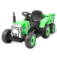 VEVOR Kids Ride on Tractor 12V Electric Toy Tractor with Trailer Remote Control - The Little Big Store