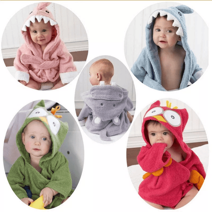 Bathrobe baby animal shape multivariant - The Little Big Store