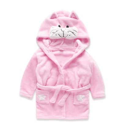 Baby bathrobe in soft and thick cotton