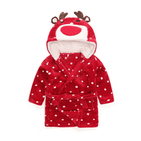 Baby bathrobe in soft and thick cotton
