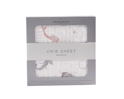 Mermaids Bamboo Muslin Crib Sheet - The Little Big Store
