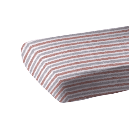 Western Stripe Cotton Muslin Crib Sheet - The Little Big Store
