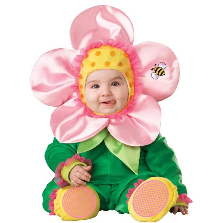 Baby Blossom Character Costume with Headpiece, Tail & Paws