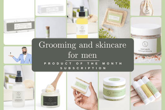 PRODUCT OF THE MONTH SUBSCRIPTION for MEN - Will be shipped every month for one year - The Little Big Store
