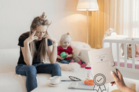 PRODUCT OF THE MONTH SUBSCRIPTION for NEW MOM and BABY - Will be shipped every month for one year - The Little Big Store